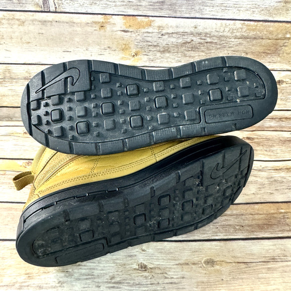 Nike Boys Tan Brown ACG Lace Up Fall Winter Boots 5.5Y - Picture 7 of 8